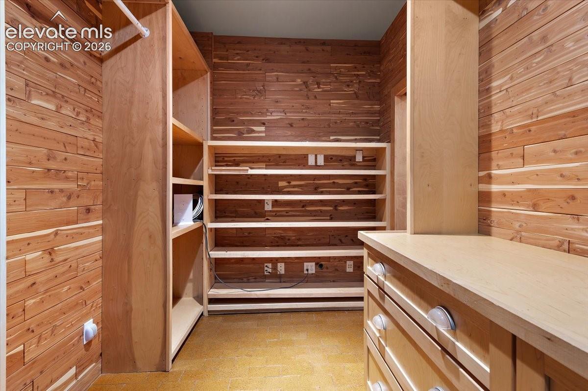 Primary closet