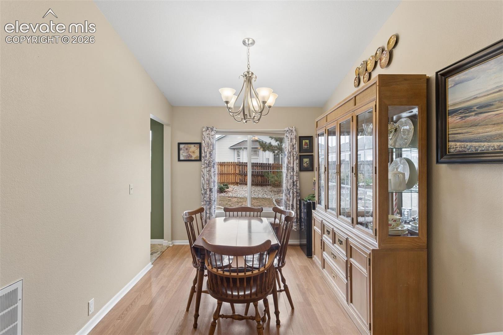 Wood-finish flooring throughout
