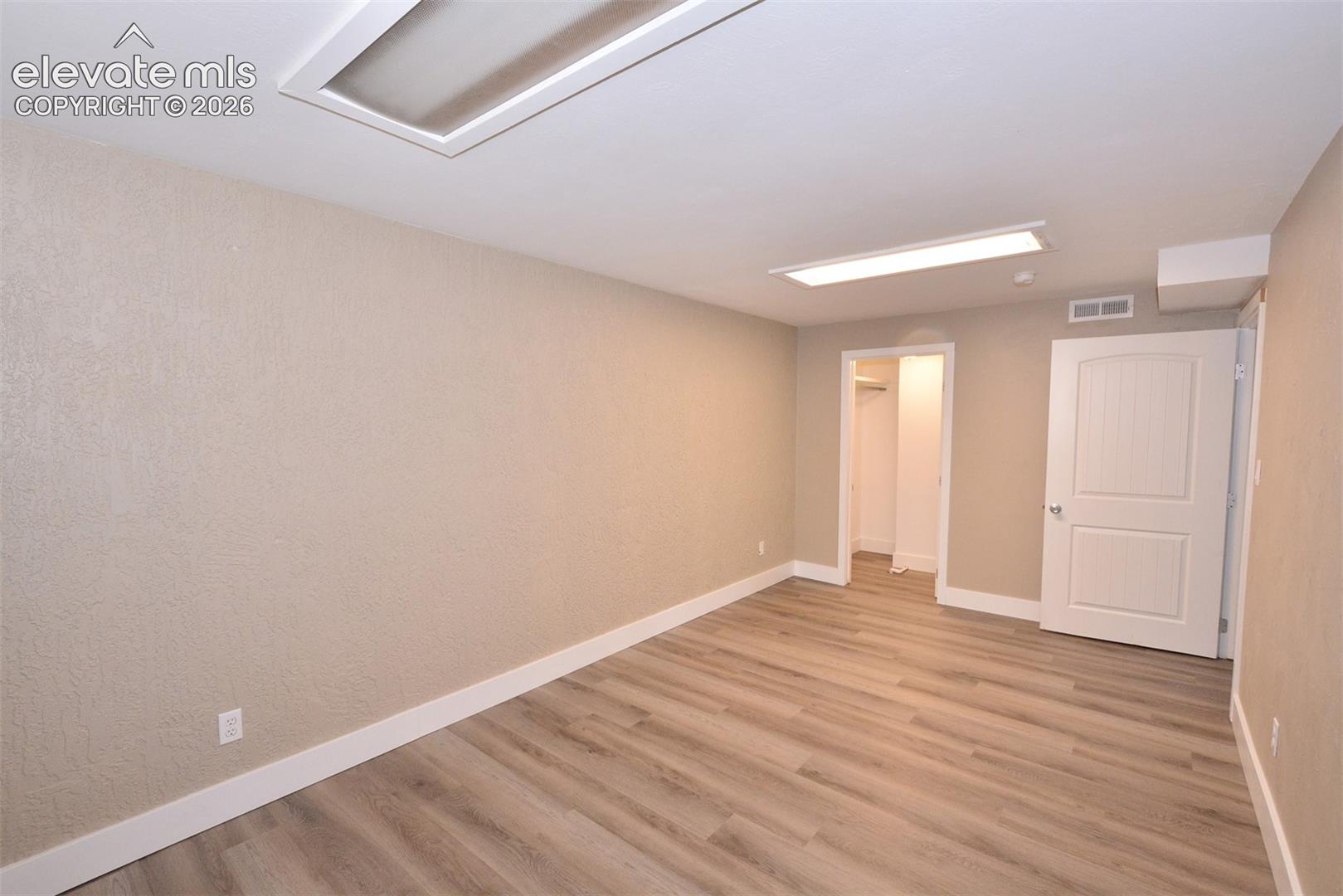Bedroom in basement