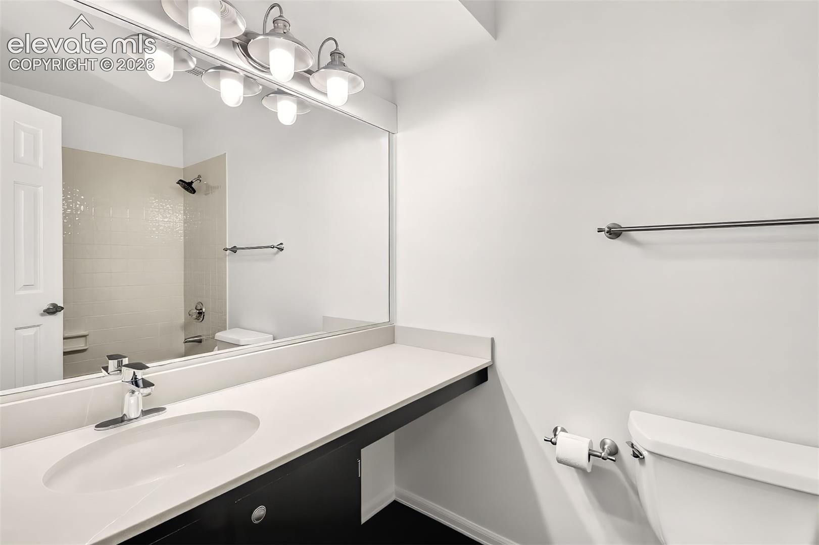 Updated full bathroom. 