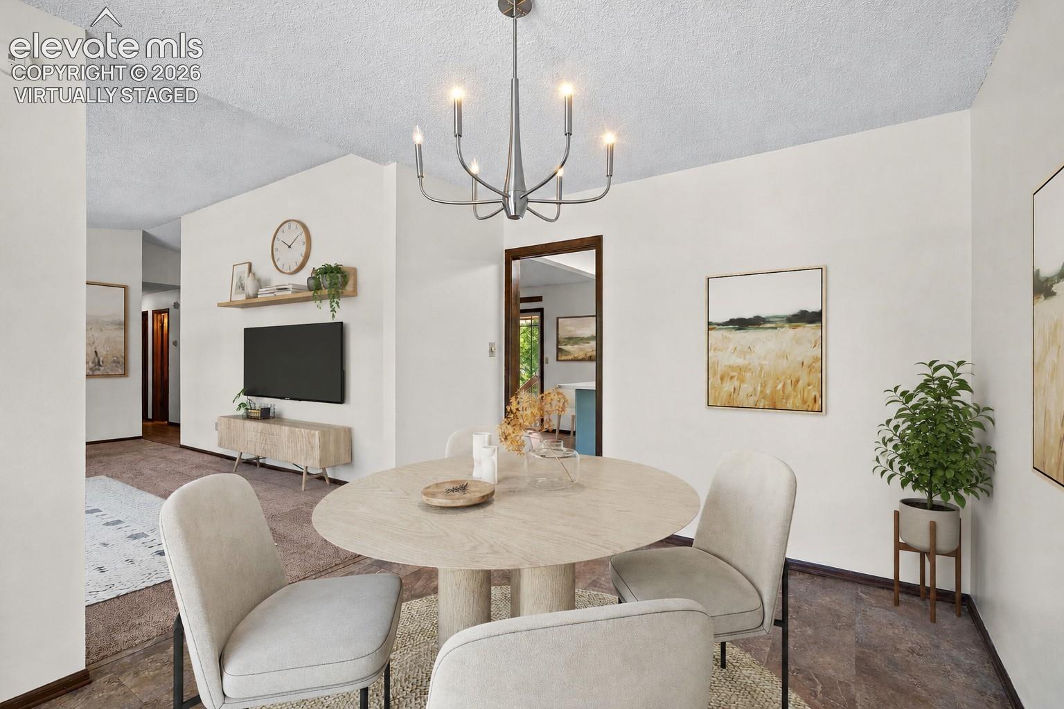Virtually Staged; Dining Room