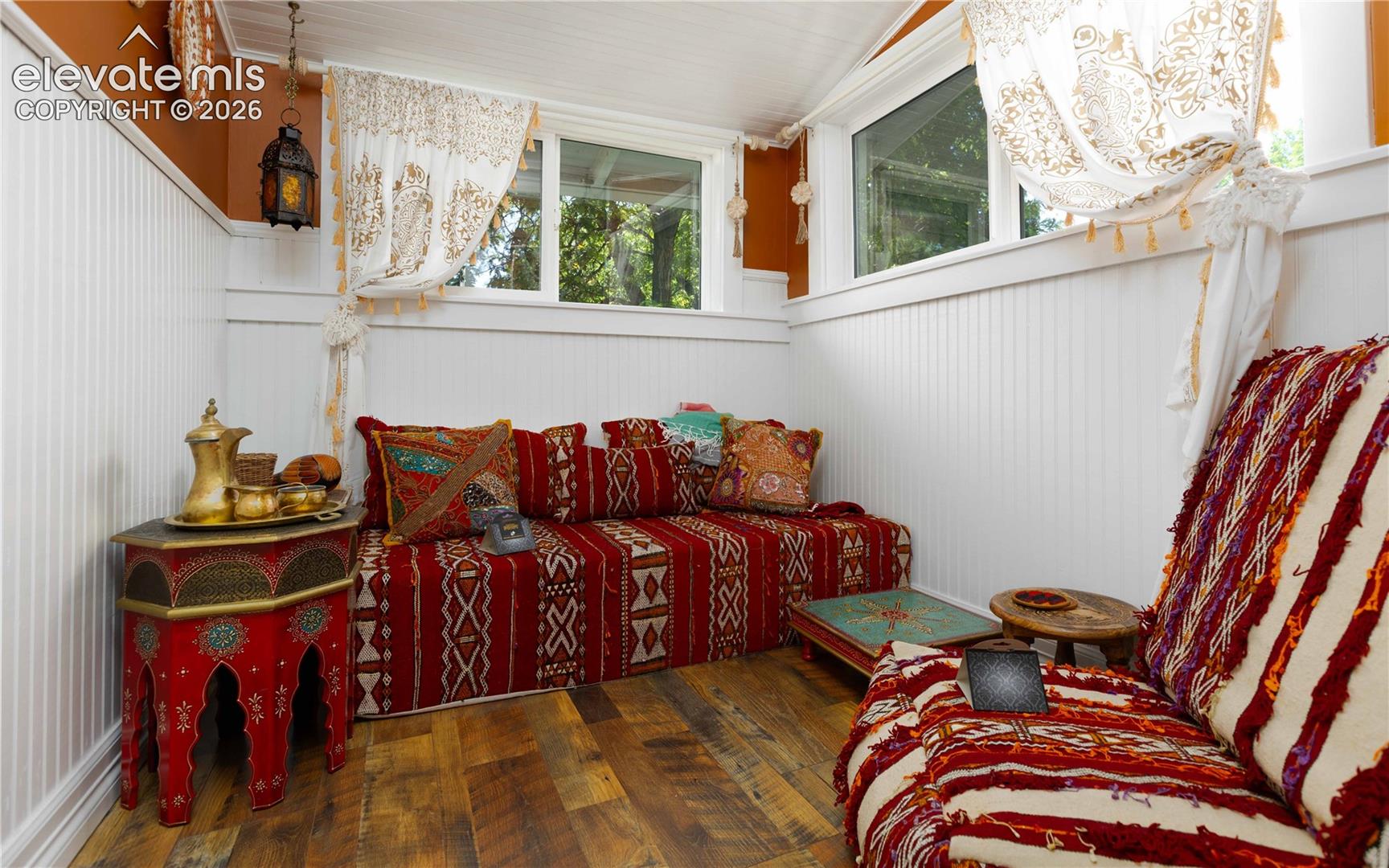 Tiny secret room off bedroom space