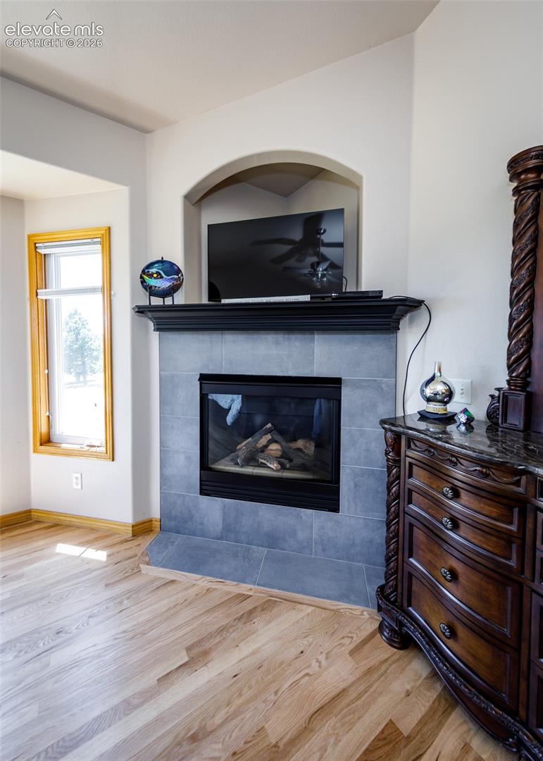 Fireplace in Primary Bedroom