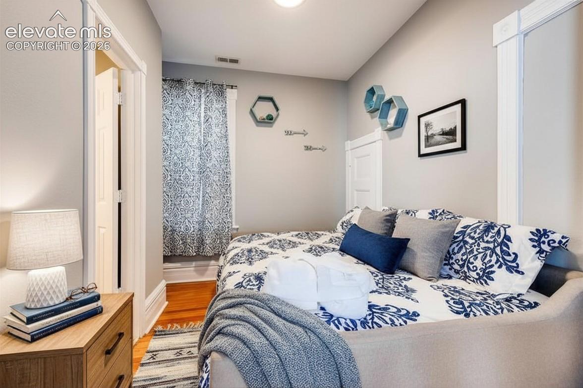 Second bedroom on main floor, could also flex as an office, playroom, lounge or formal dining space.