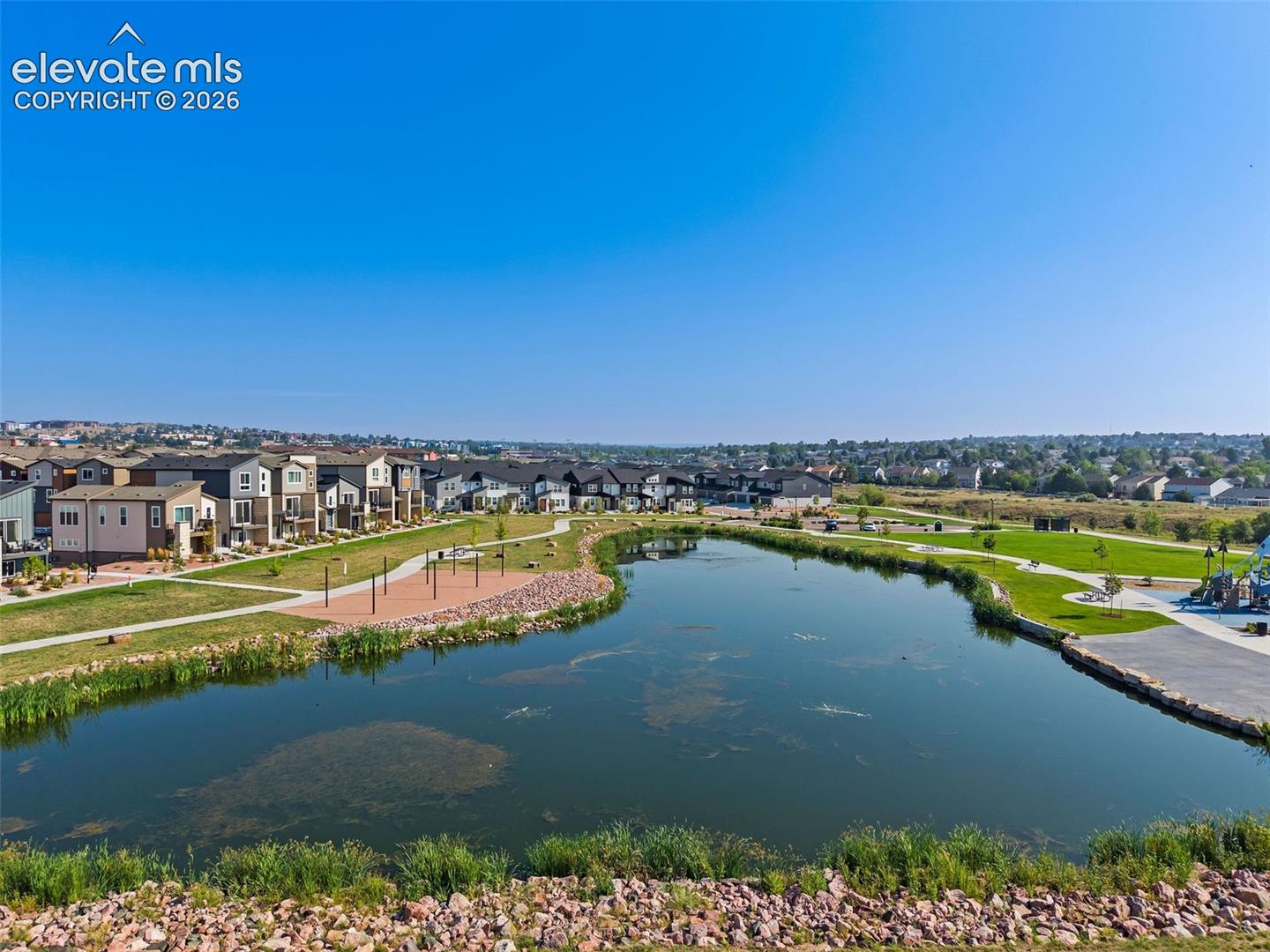 View of the pond 