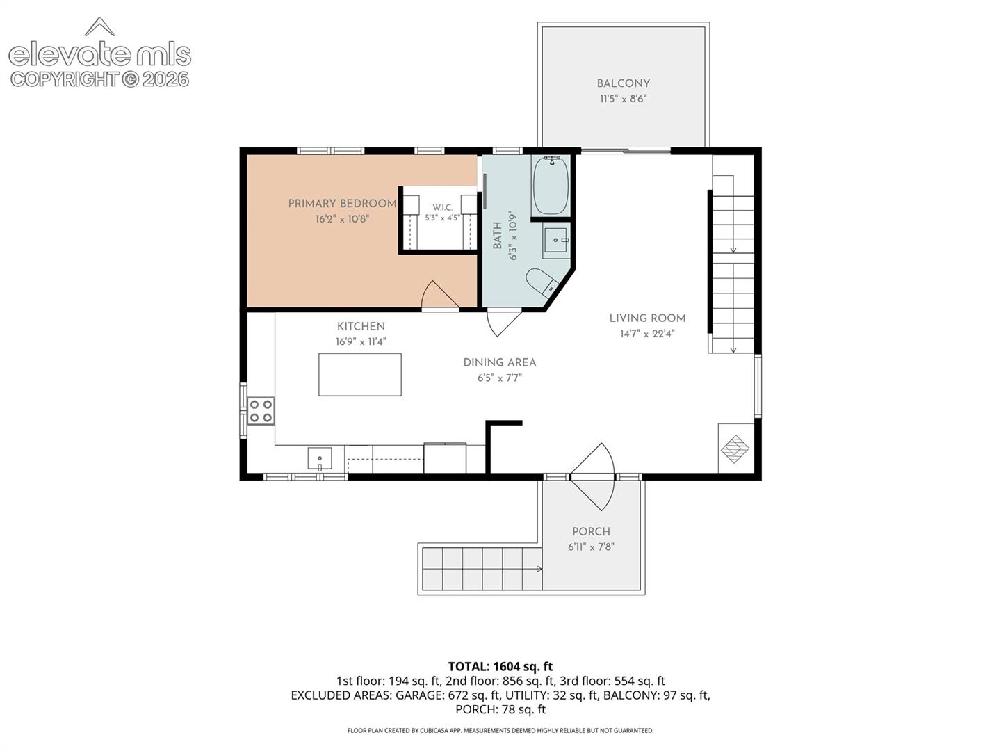 Main level floorplan 