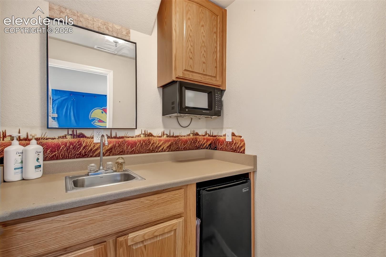 Kitchenette in basement