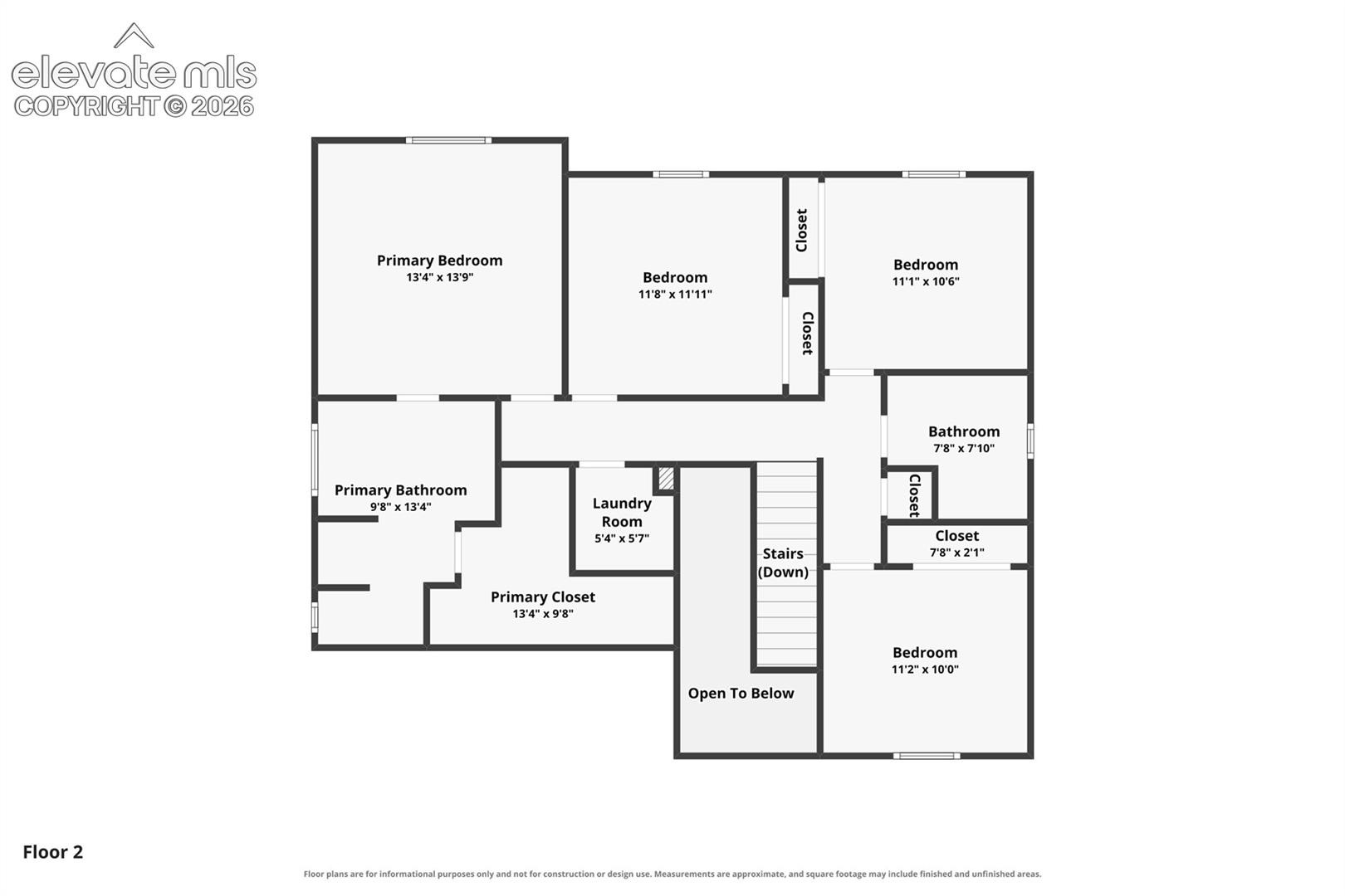 Floor plan - upstairs