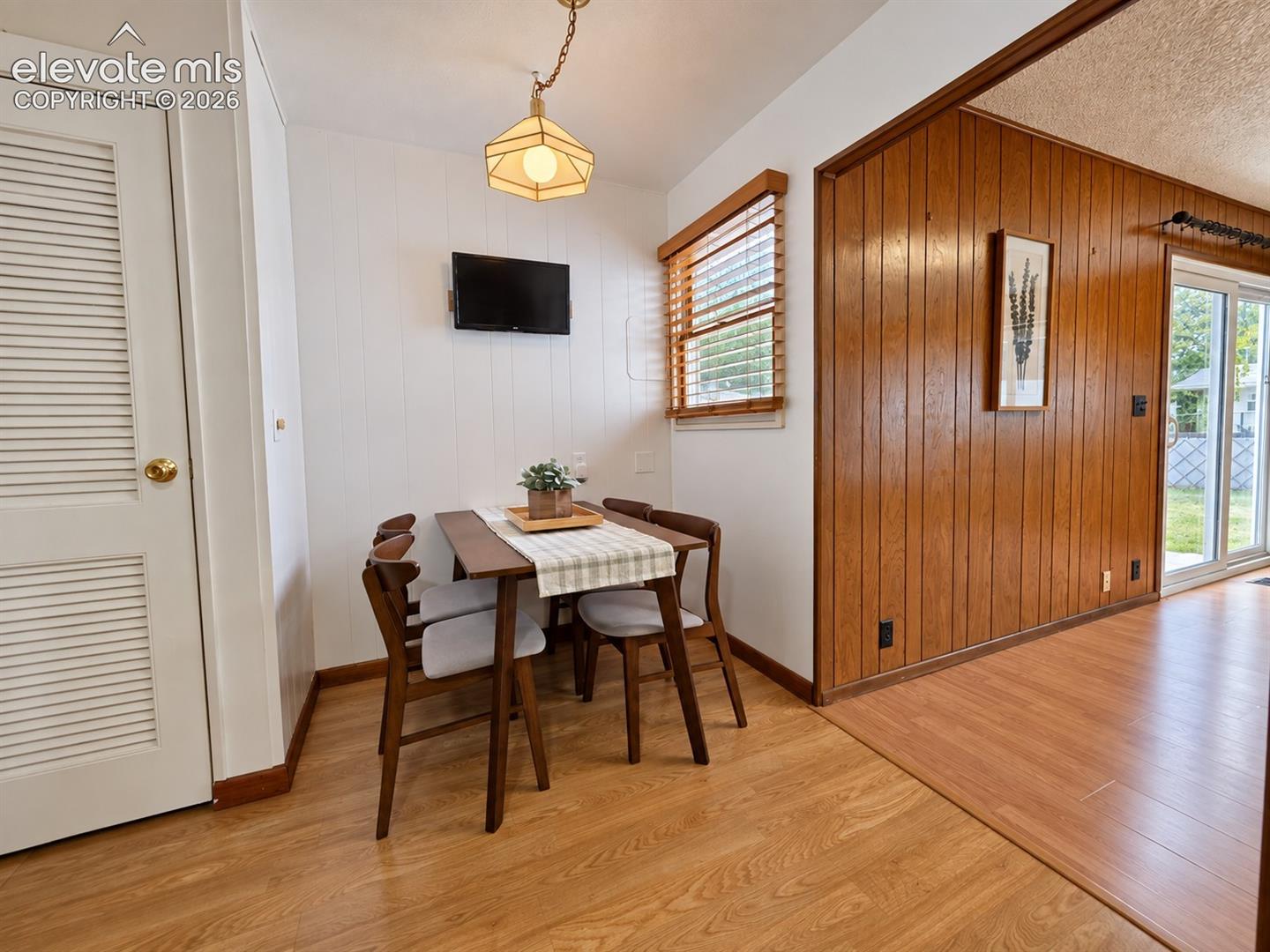 Dining Space With Adjacent Pantry