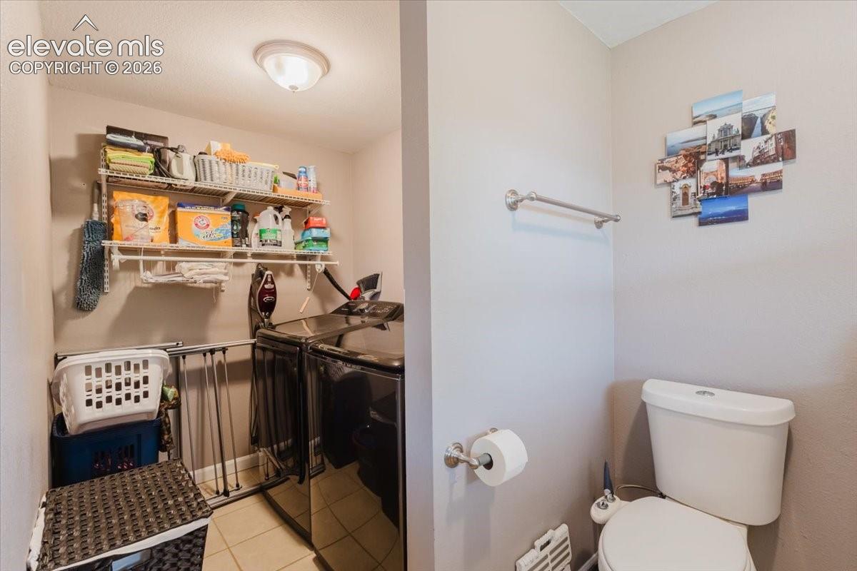 Laundry and half bath