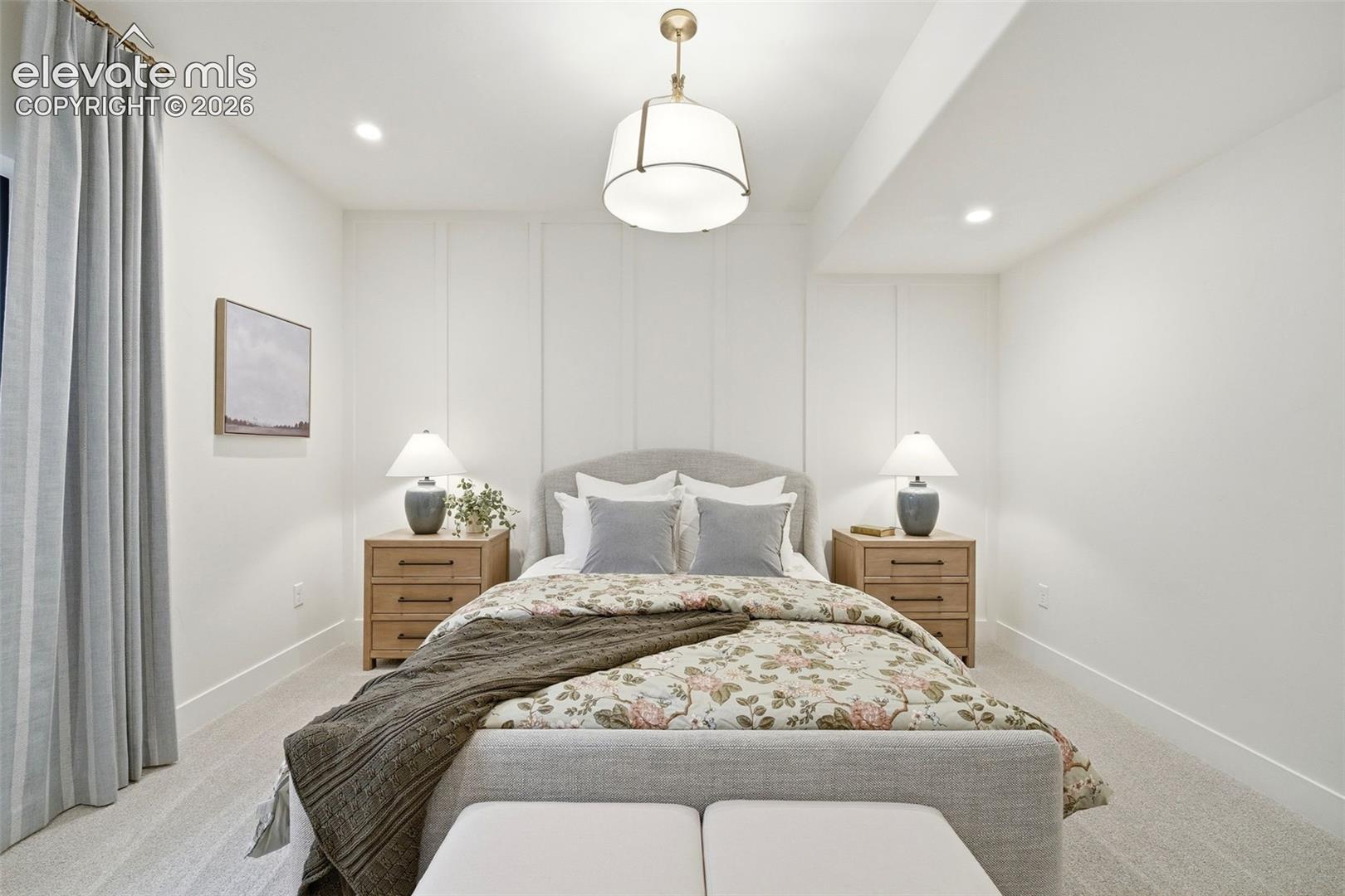 Bedroom 5 is a Jr. Suite with 3/4 Private Bath located in the Lower Level