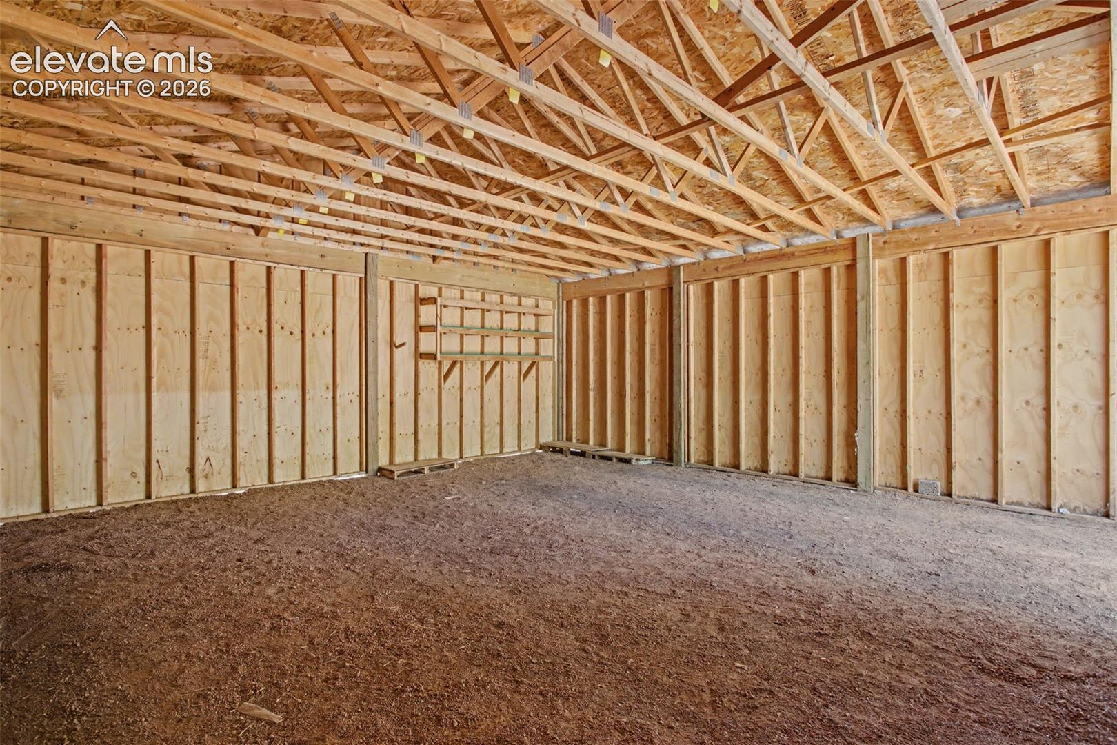 Interior of the 25 x 35 large shop