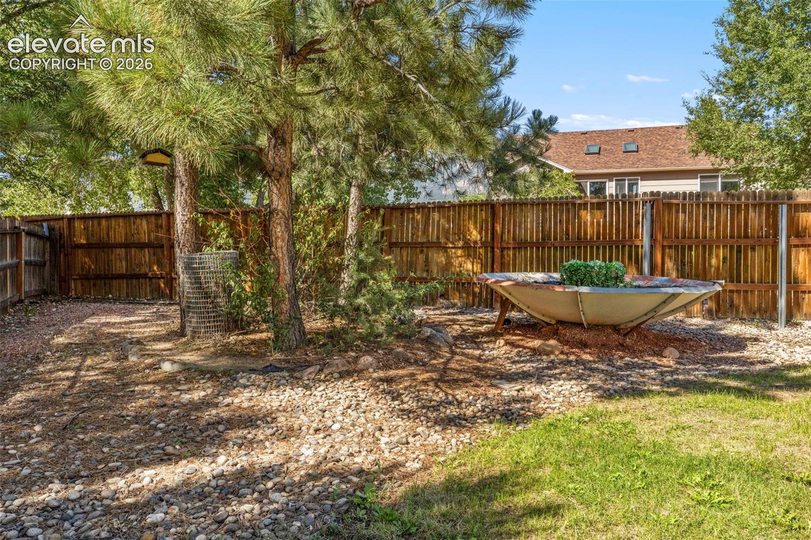 Huge back yard!