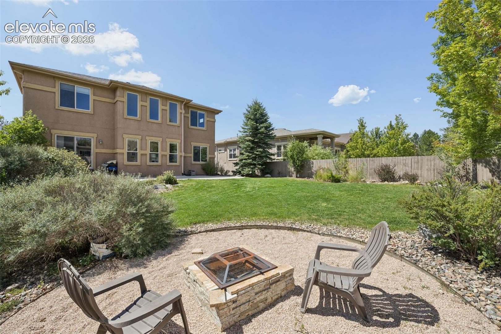 Fire pit area