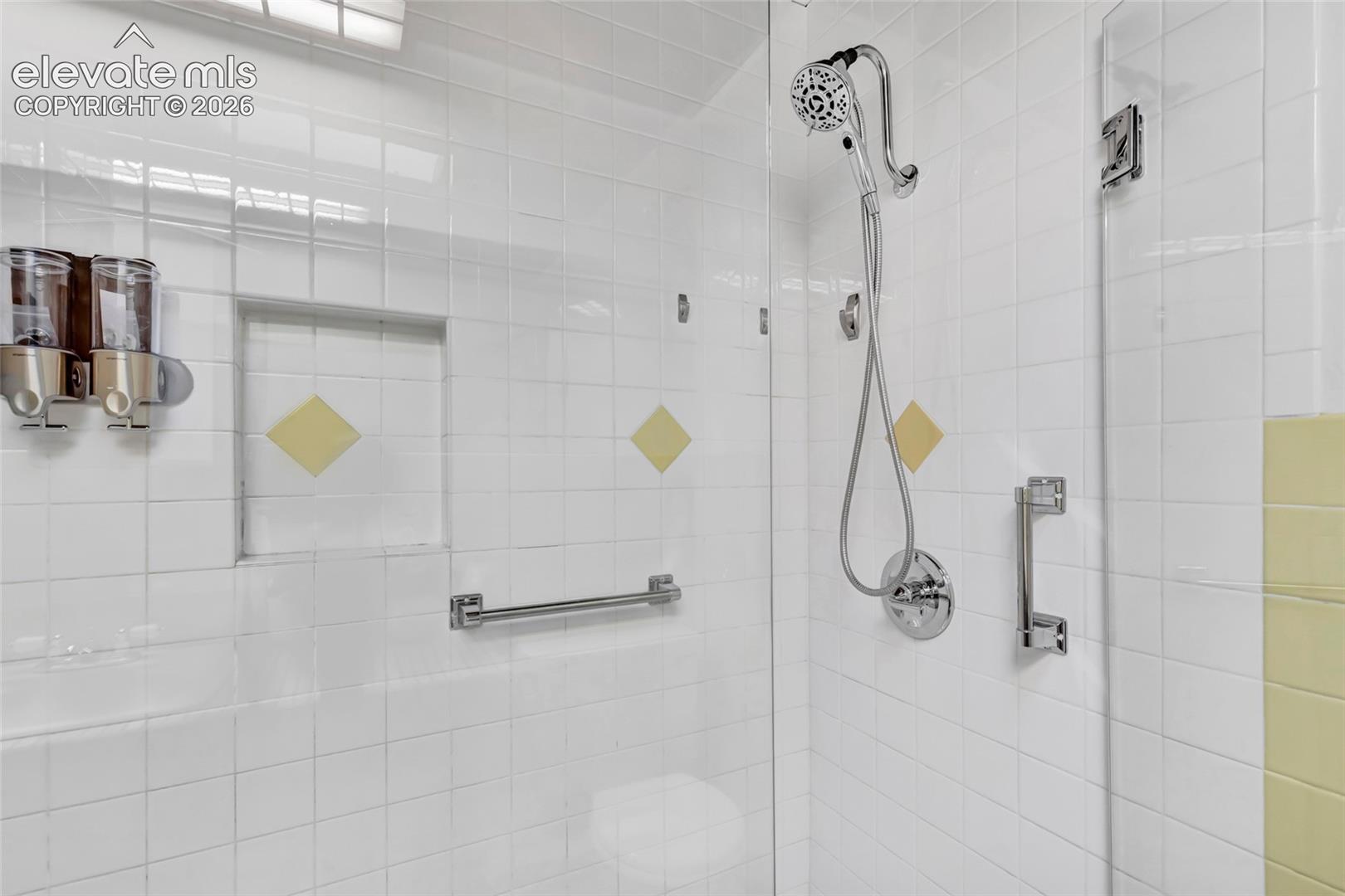 Easy access walk-in shower