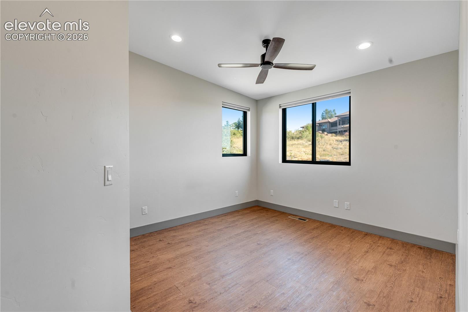 Bedroom with Vaulted Ceiling