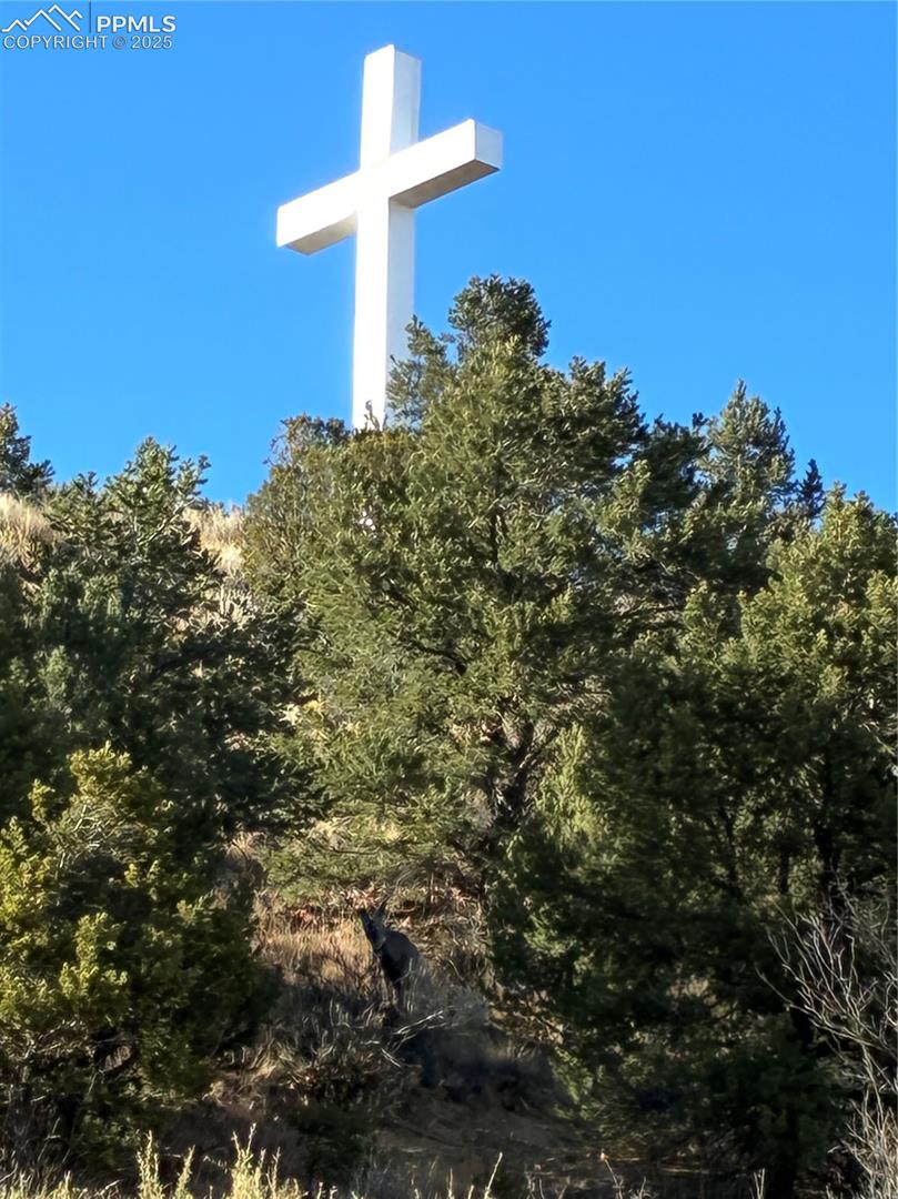 View behind property