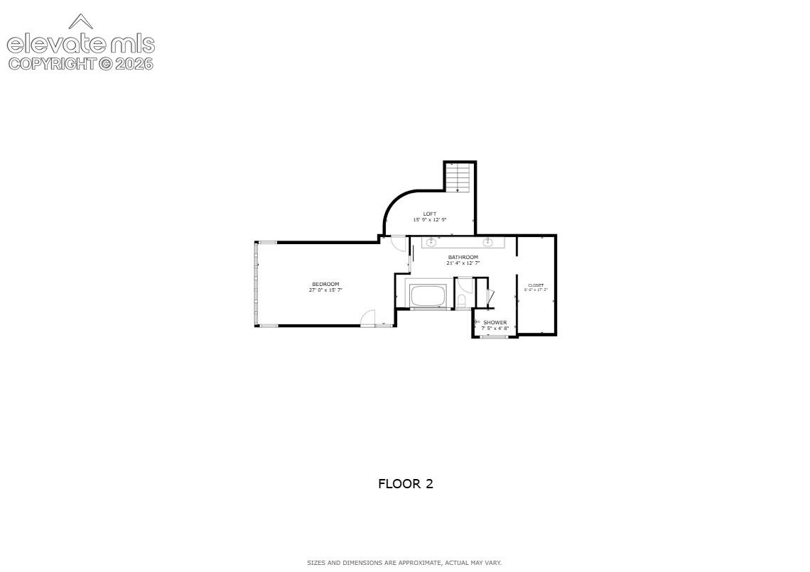 Floorplan - second level