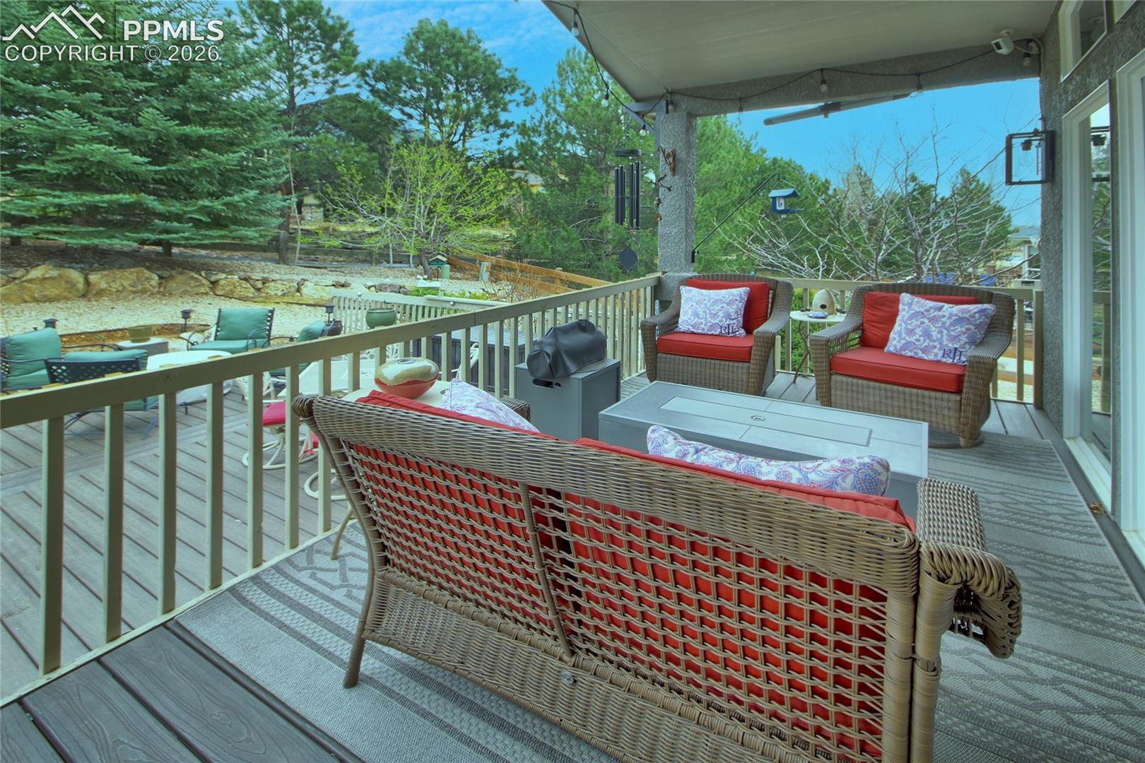 26x8 covered trex deck 