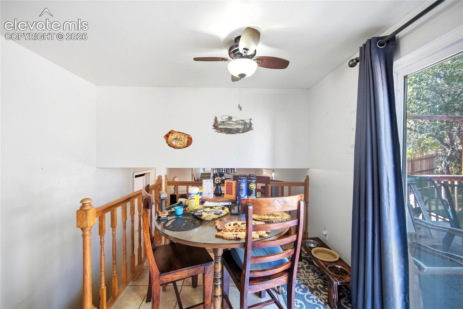 Main level dining area