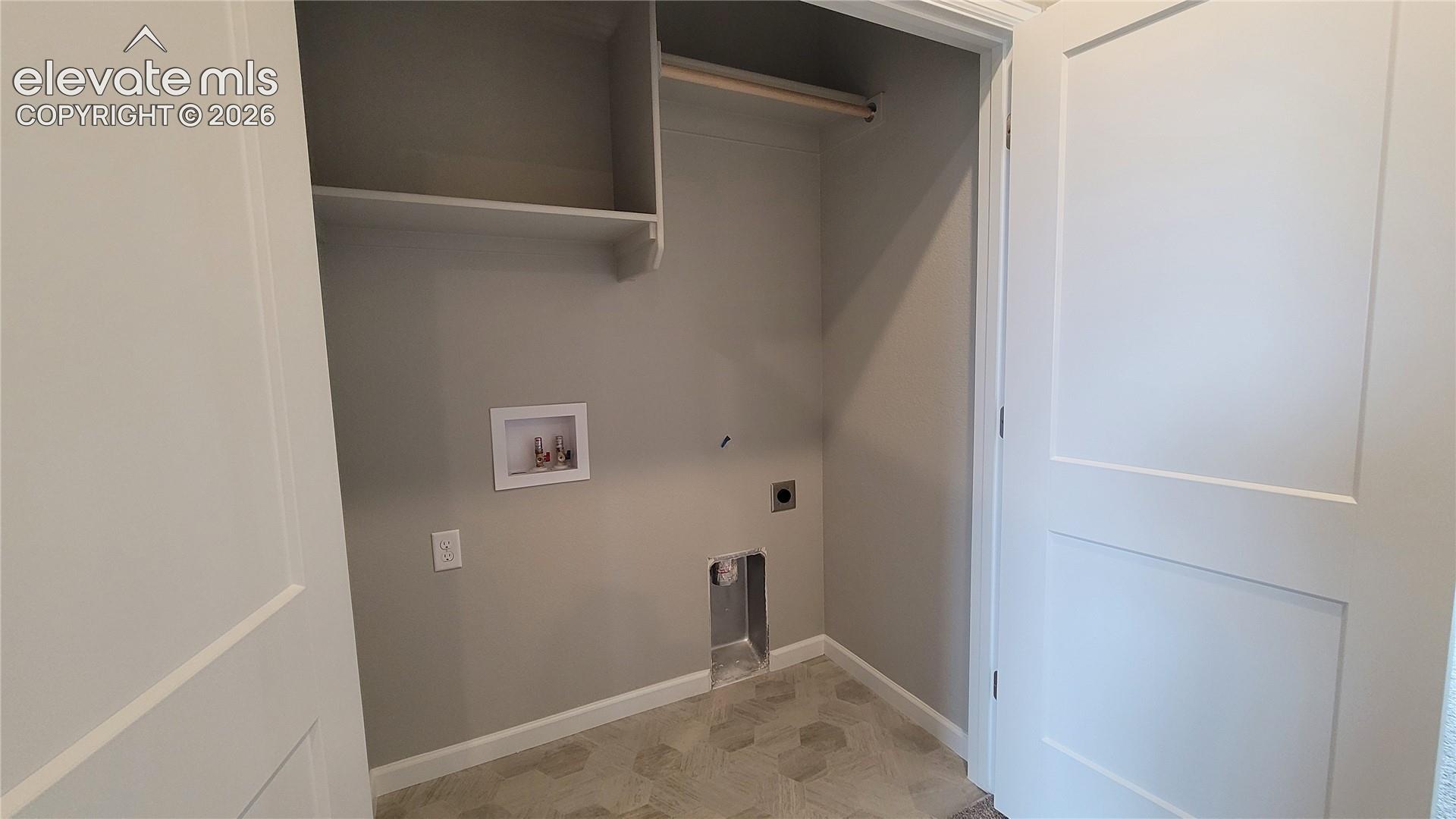 Laundry closet, conveniently located on the upper level! 