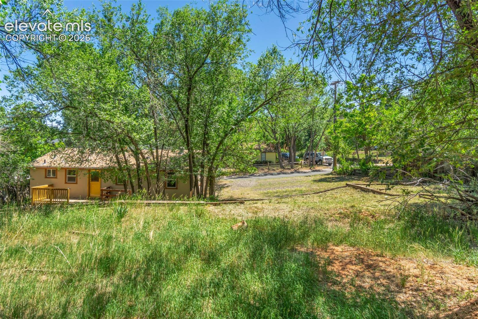 Double Lot that backs to open/common area