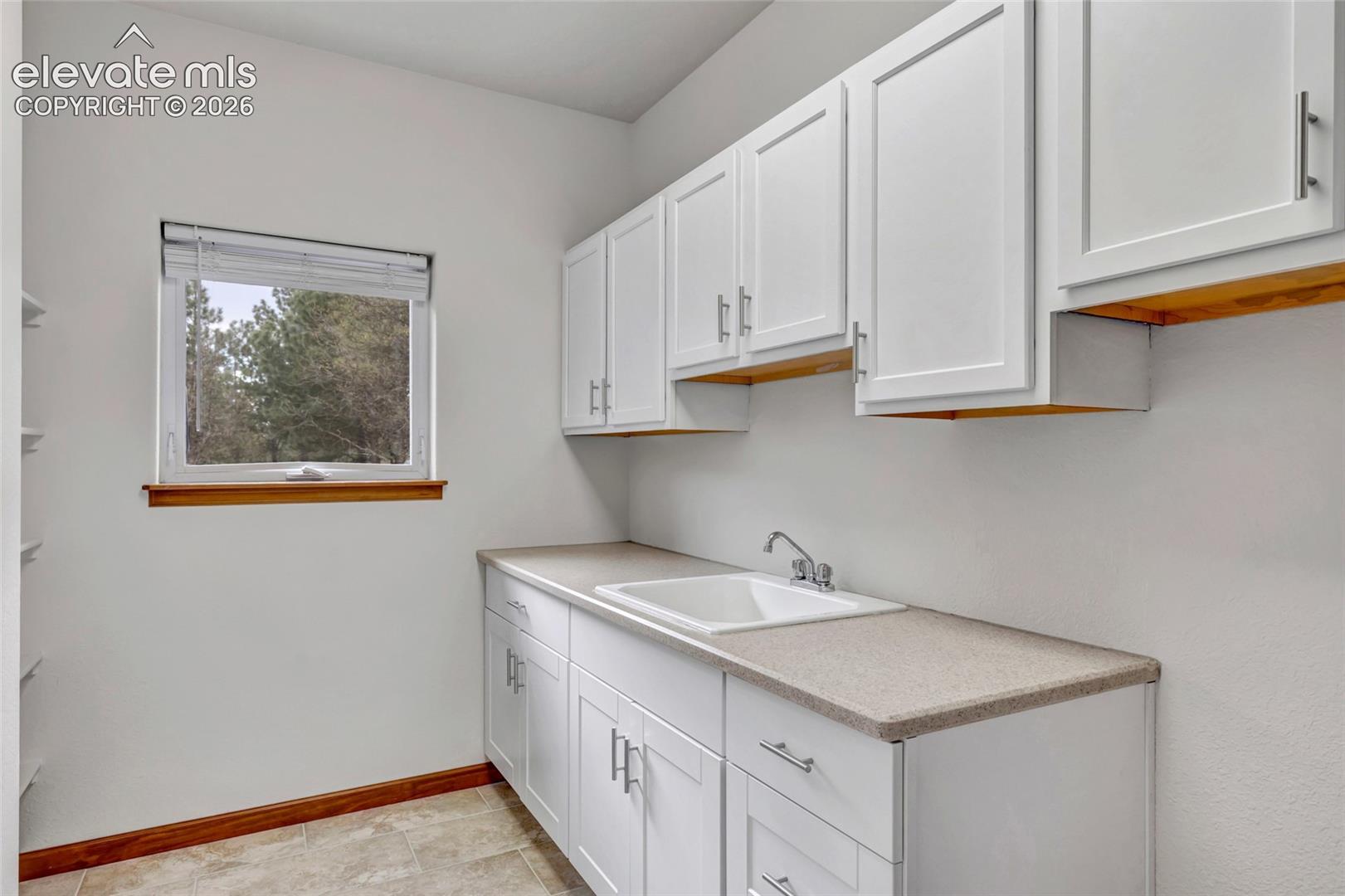 Large Laundry with deep sink
