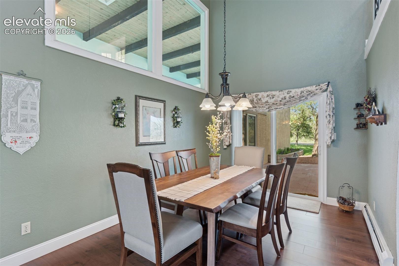 Dining Area with Direct Access to Private Patio