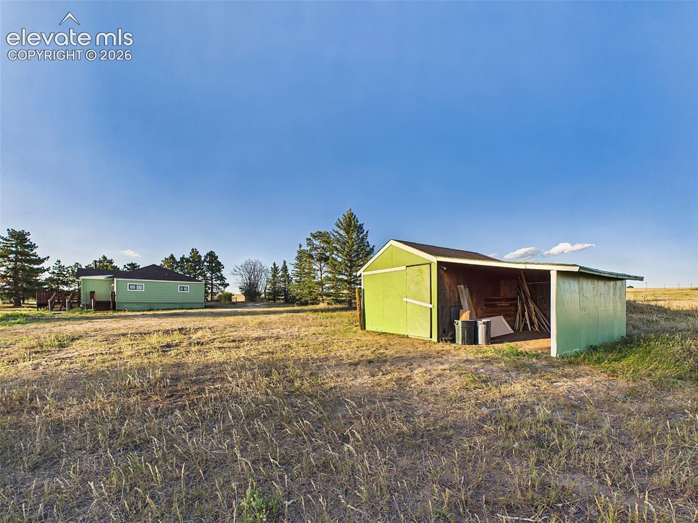 Outbuilding – Additional outbuilding provides convenient space for storage, workshop use, or agricultural equipment.