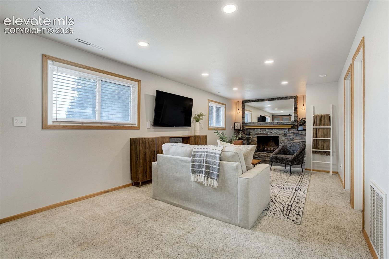 Having a secondary living room is important. 