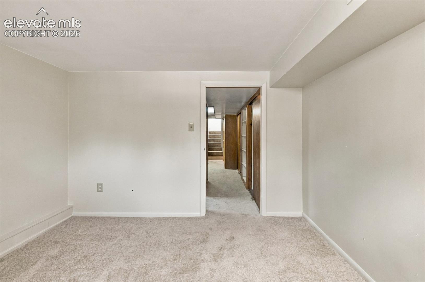Basement bedroom