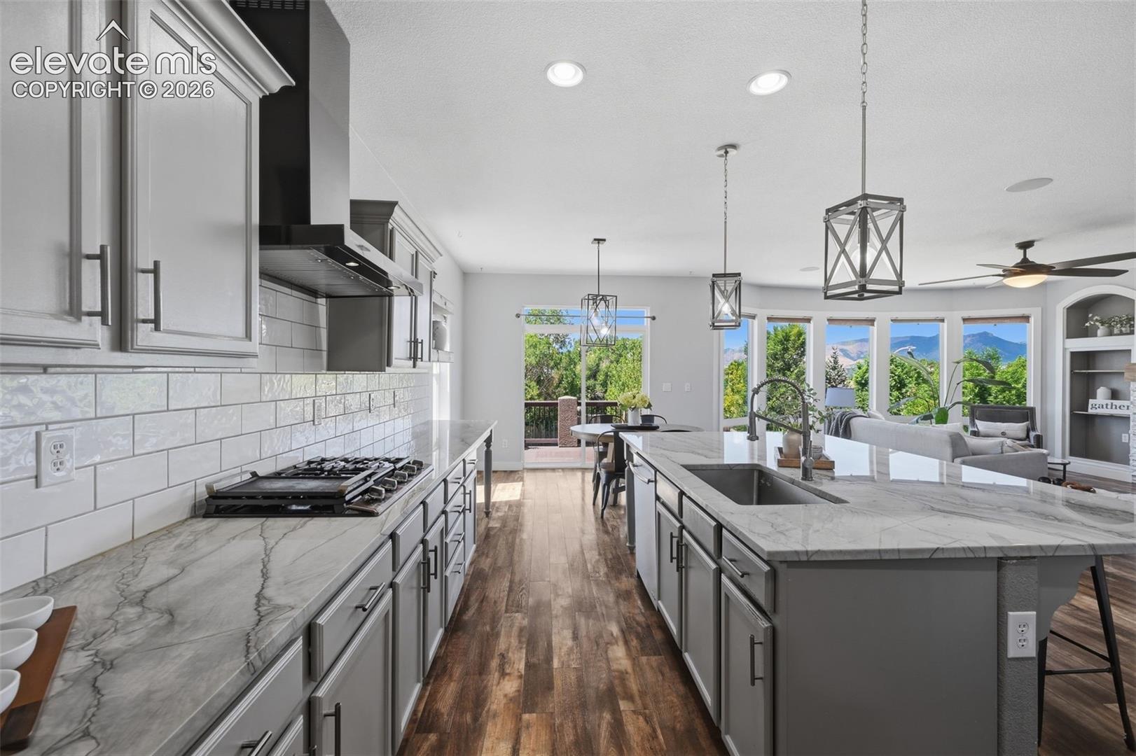 Another view of the views from your kitchen and family room!