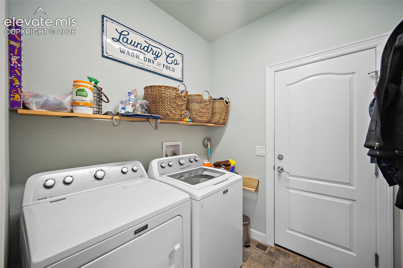 Dedicated laundry room