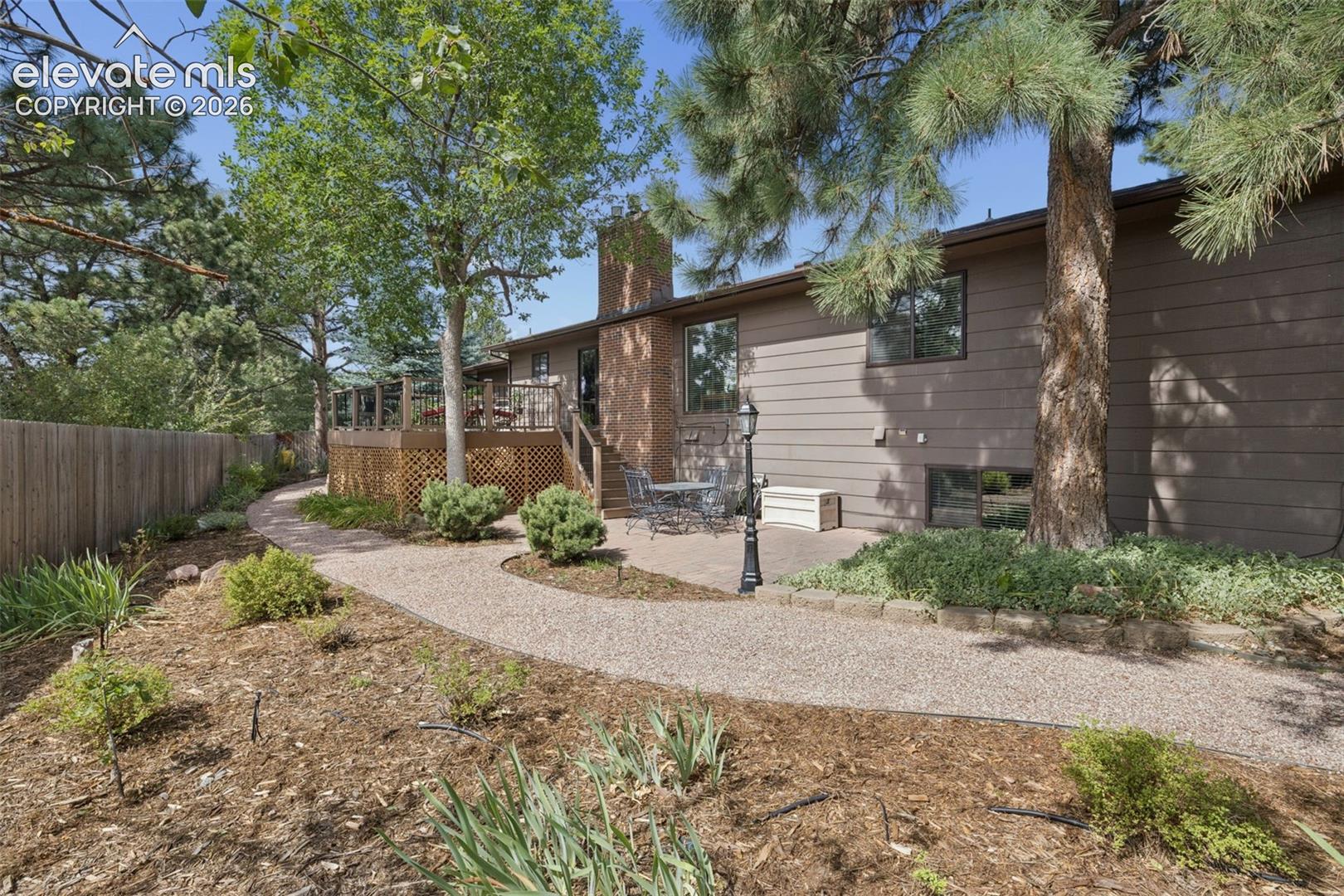 Custom deck and additional paver patio allows plenty of space to relax or entertain
