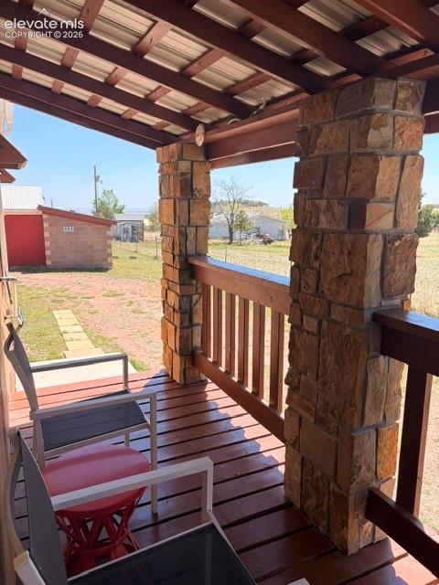 Back Covered Patio 14x5