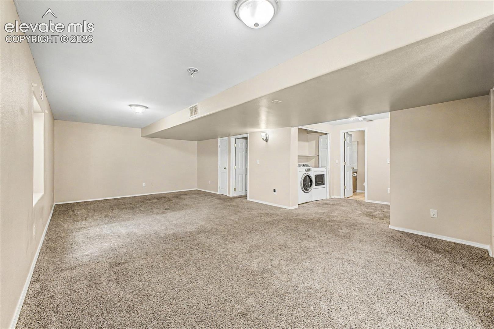Basement family room/flex space