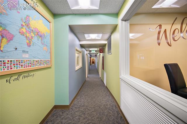 Secure entrance to children's area