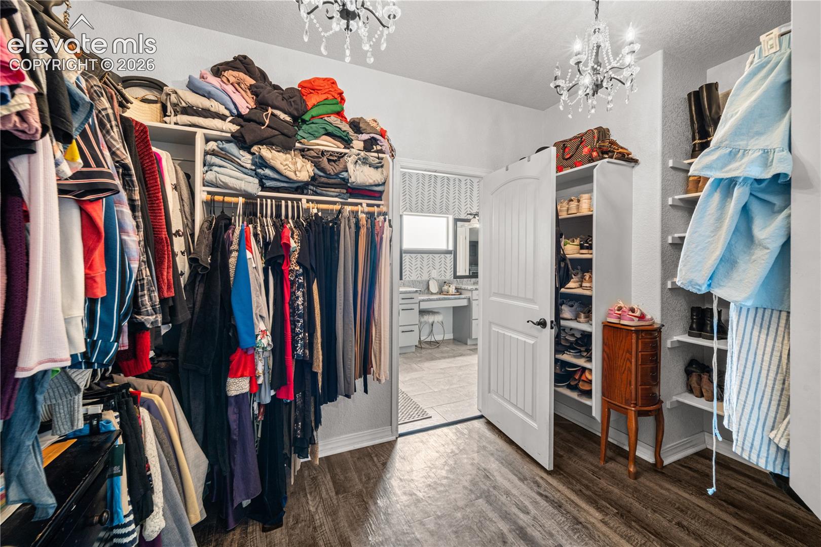 Walk in Primary Closet