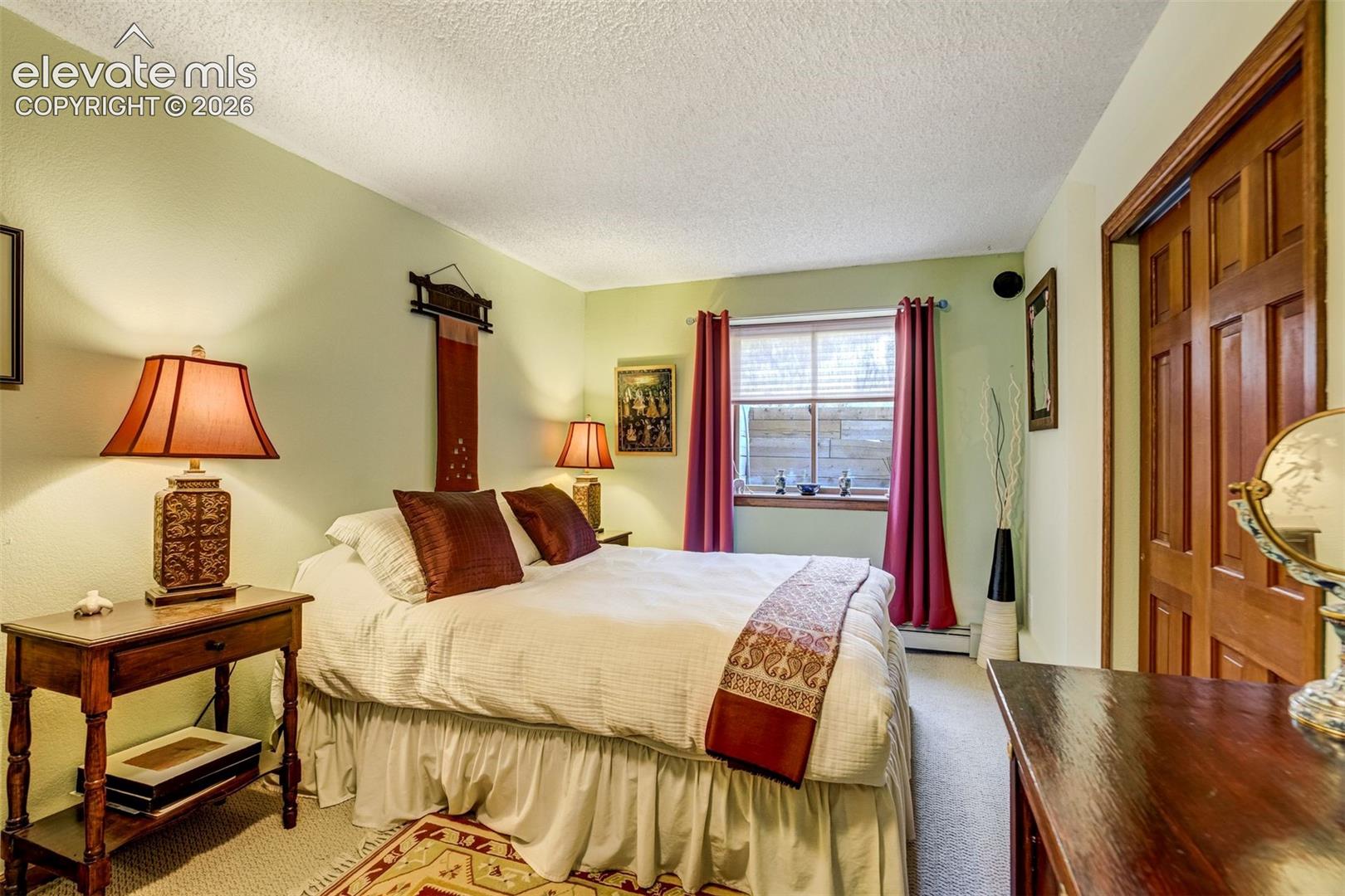 Basement bedroom with nice sized window