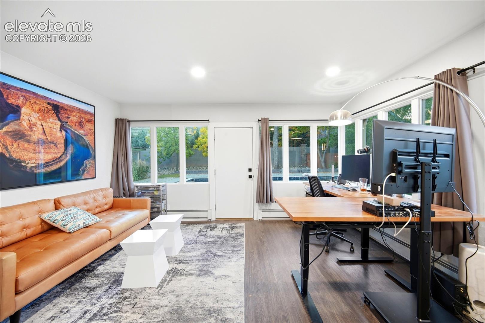 WFH? NP. Enjoy every minute from the sun room. Boring zoom meeting? Shake it off with a dip in the pool, which is just steps away. 