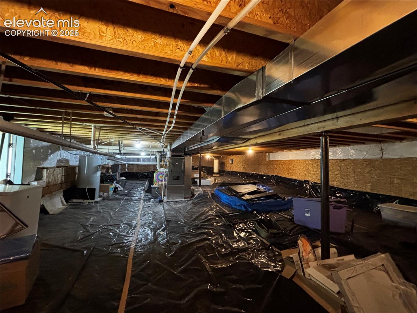 Great Storage in the crawl space. 