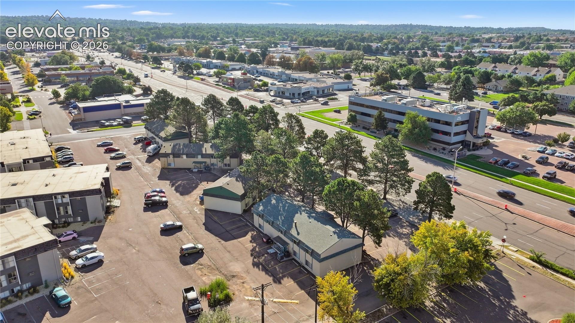 Aerial Looking East