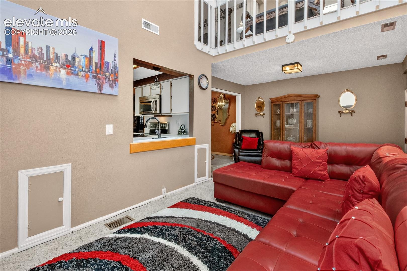 Family Room with Natural Lighting