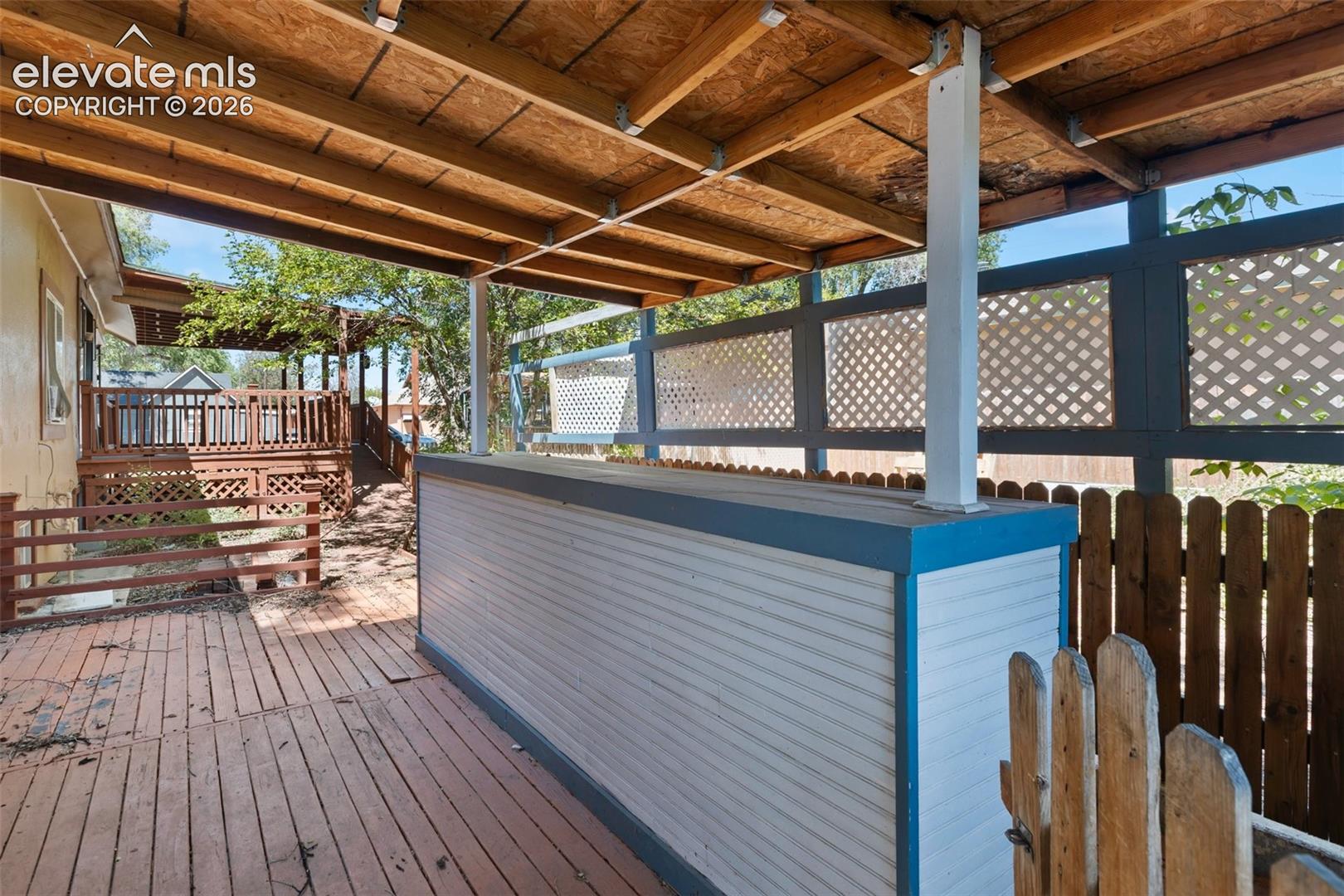 Patio bar