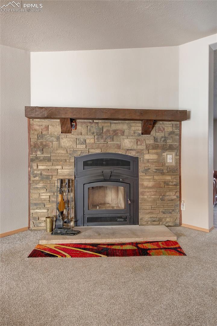 Custom built wood burning fp with remote for temperature control
