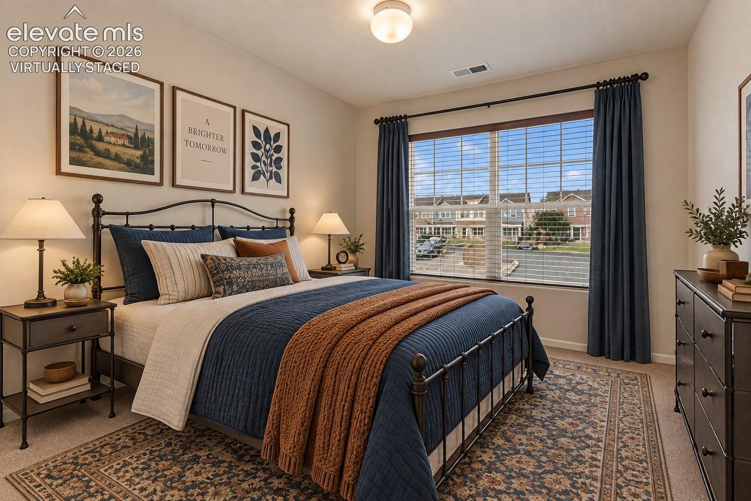 Bedroom #2 - virtually staged 