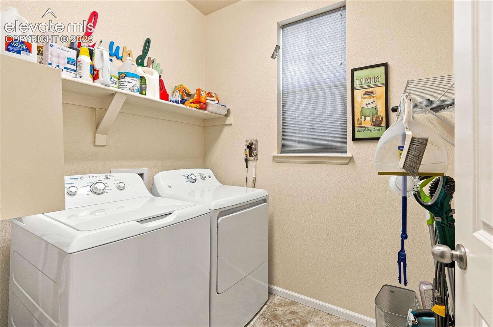 Large roomy space also provides additional storage