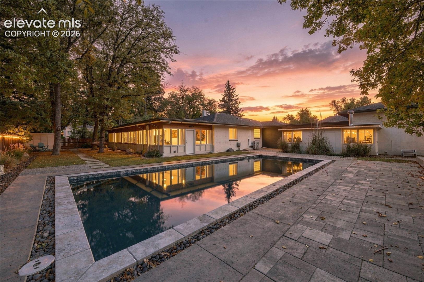 Afternoon dips or sunset soirées - this backyard is the star of the neighborhood. 