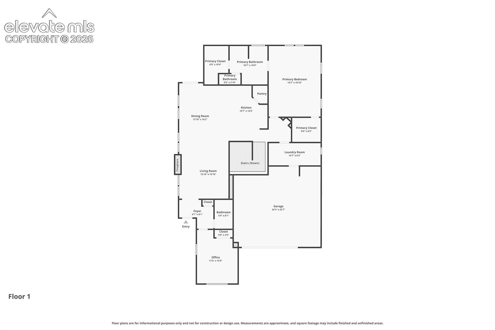 Main Level Floor Plan
