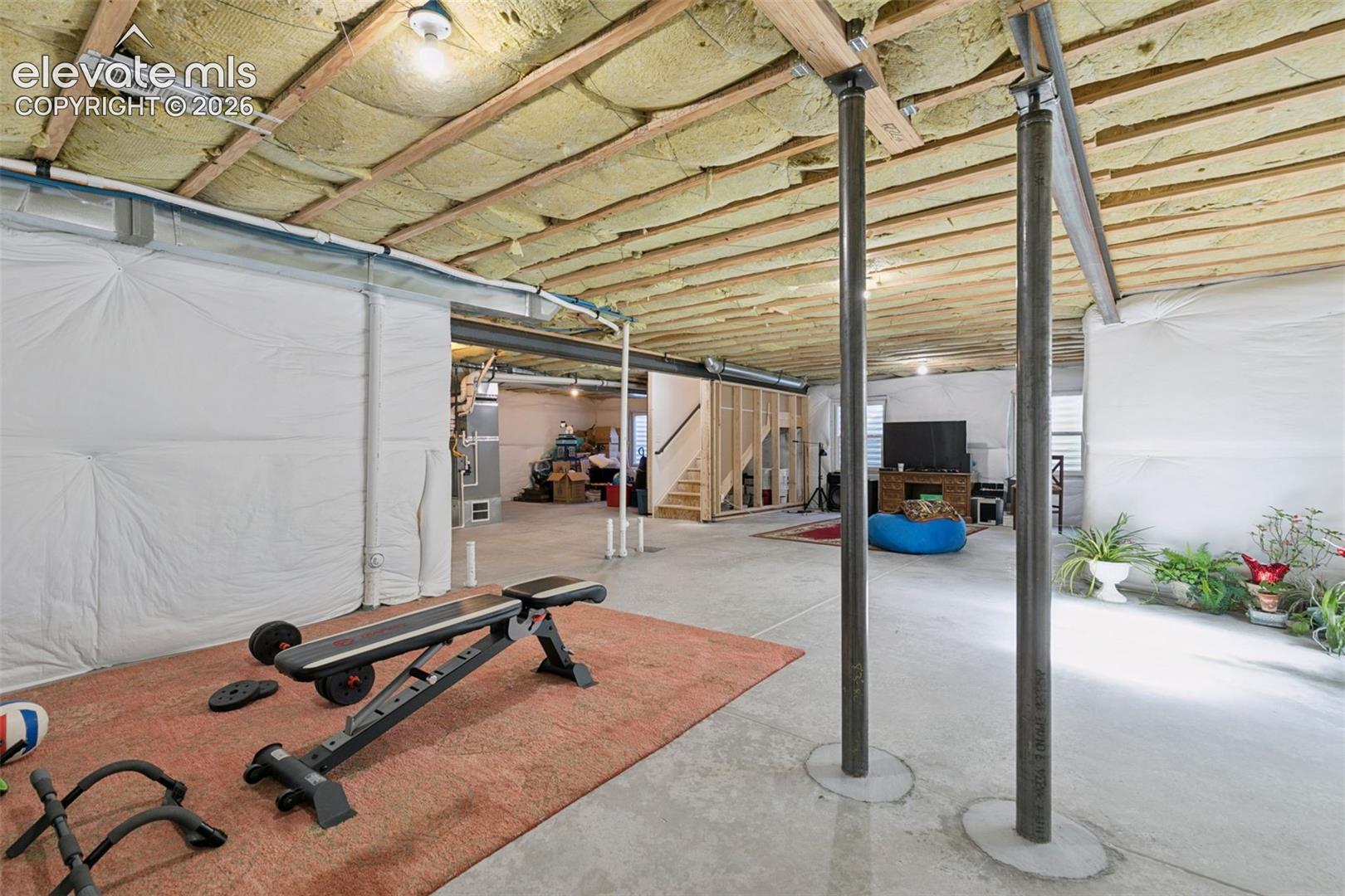 Spacious basement